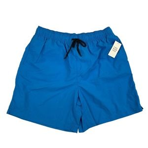 And Now This Mens Regular Fit Nylon Drawstring Hybrid Shorts Blue L